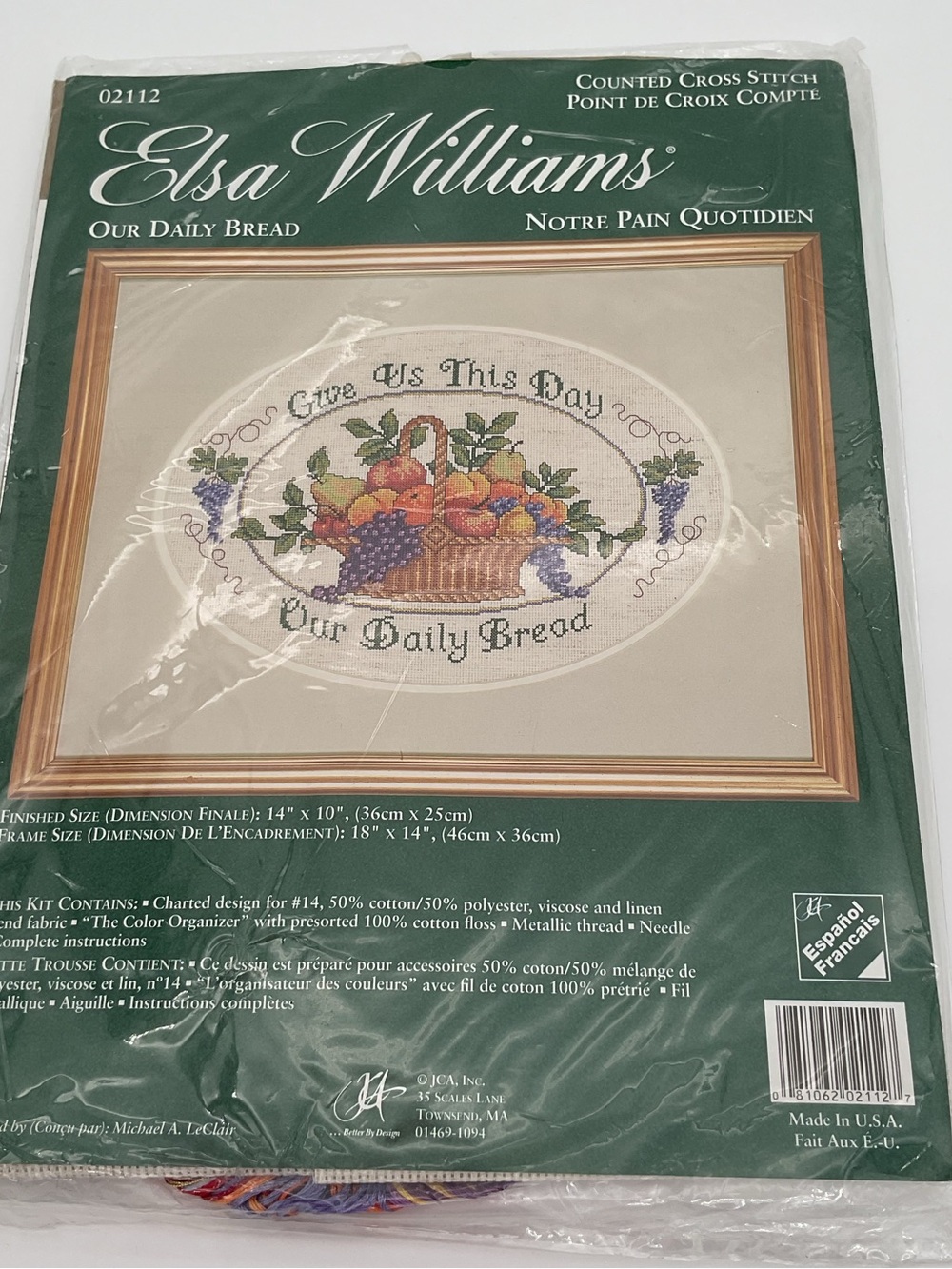 Elsa Williams Give Us This Day Our Daily Bread Counted Cross Stitch Kit